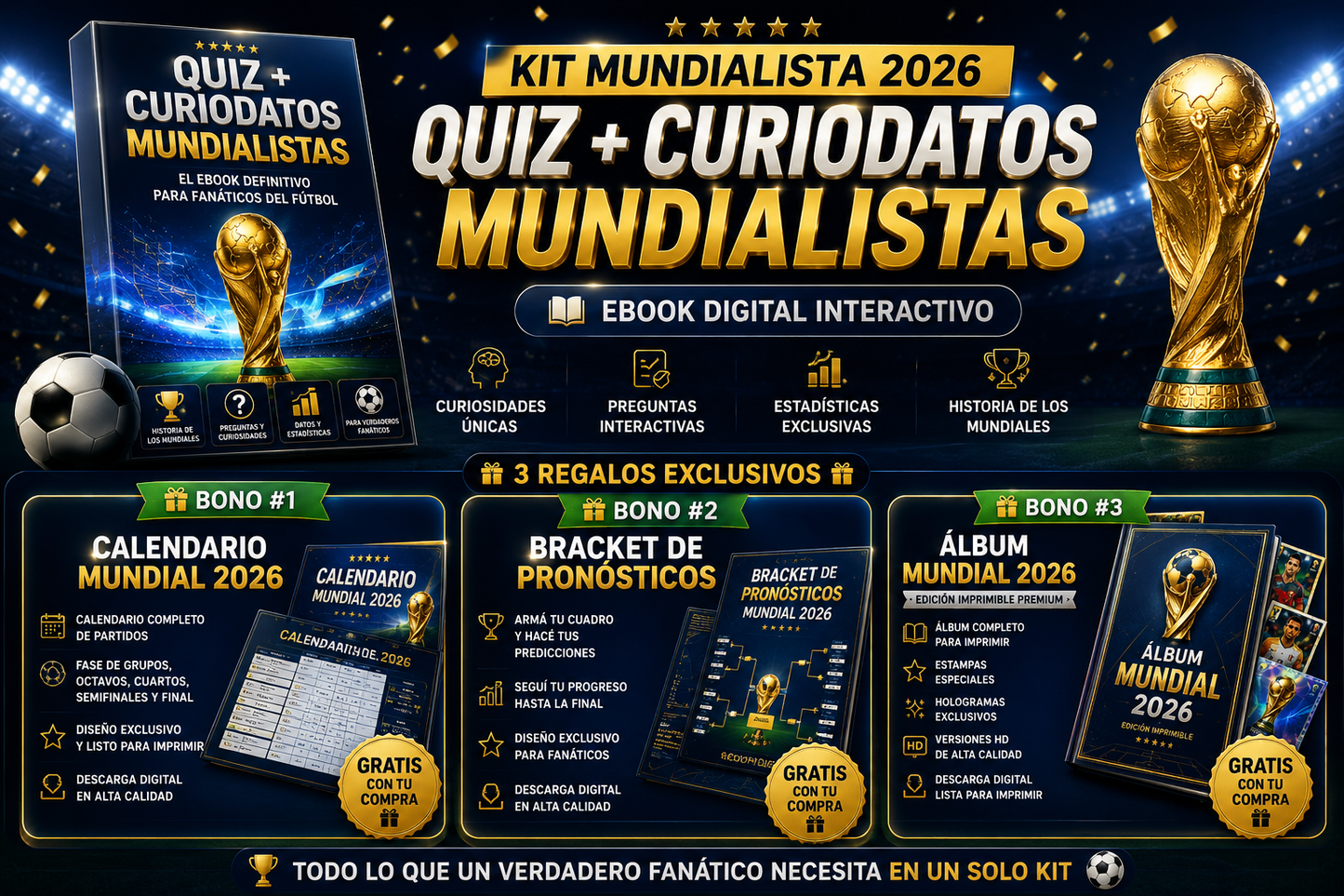 Quiz Que sabes de MUNDIALES ? + Regalos exclusivos